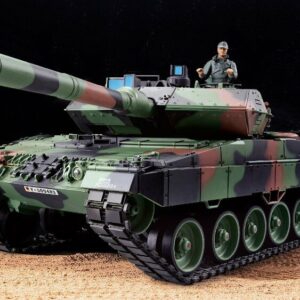 ferngesteuerter panzer leopard 2a6 deutsch pro mit metallgetriebe und metallketten - 1