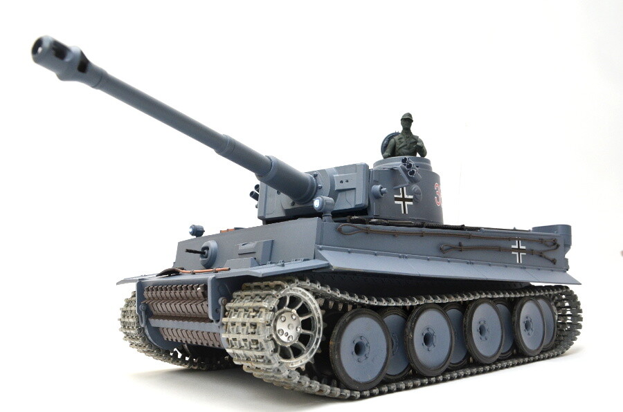 RC Panzer "German Tiger I" Heng Long 1:16 Mit Stahlgetriebe und Metallketten -2,4Ghz Fernsteuerung- UPG-A V7.0 1 rc-panzer-germany-tiger-I-pro-24g-rauch-sound-metallkette-metallgetriebe-1