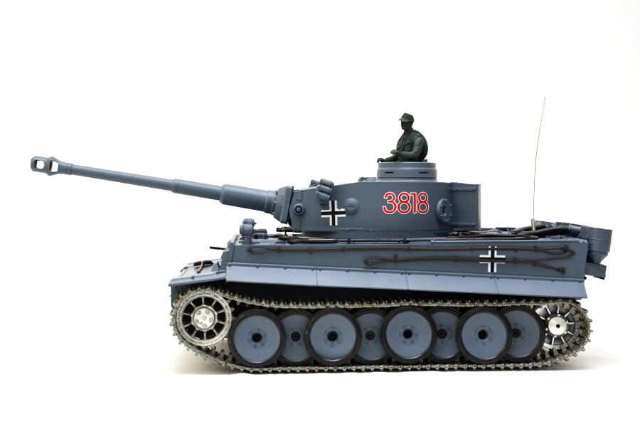 RC Panzer "German Tiger I" Heng Long 1:16 Mit Stahlgetriebe und Metallketten -2,4Ghz Fernsteuerung- UPG-A V7.0 3 rc-panzer-germany-tiger-I-pro-24g-rauch-sound-metallkette-metallgetriebe-9
