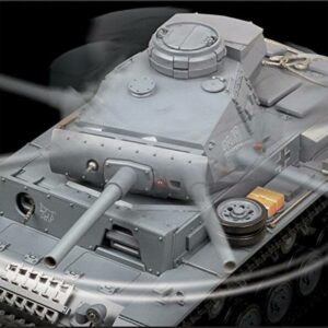 ferngesteuerter panzer mit schussfunktion heng long rauch sound deutscher kampfwagen 3 -12
