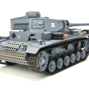 ferngesteuerter panzer mit schussfunktion heng long rauch sound deutscher kampfwagen 3 -9