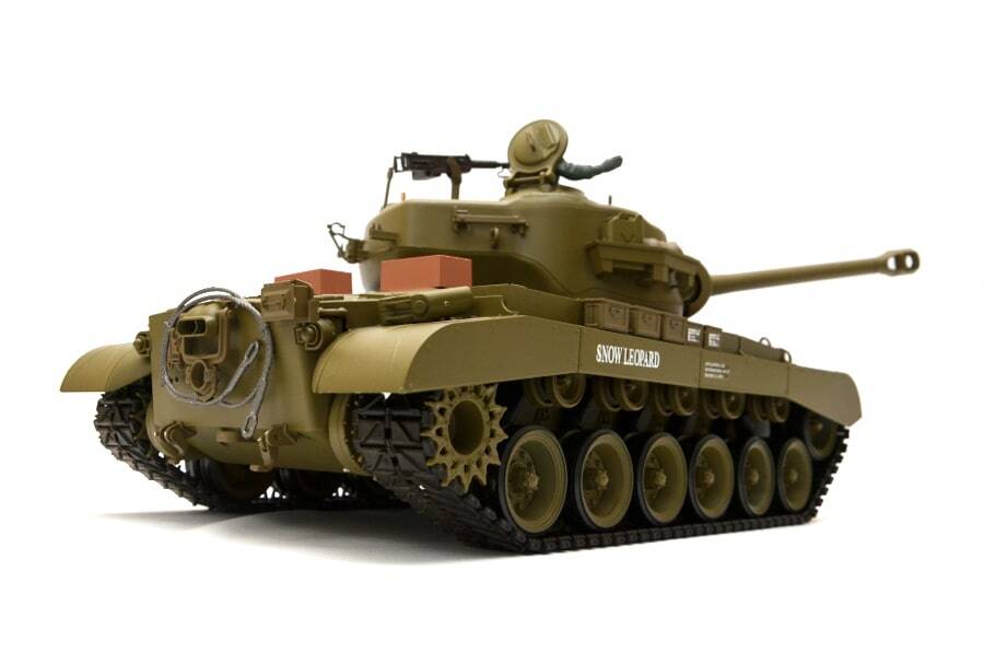 Ferngesteuerter Panzer "Snow Leopard" Heng Long 1:16 mit Schussfunktion - Rauch - Sound - 2,4Ghz 6 panzer ferngesteuert mit schuss heng long snow leopard -13