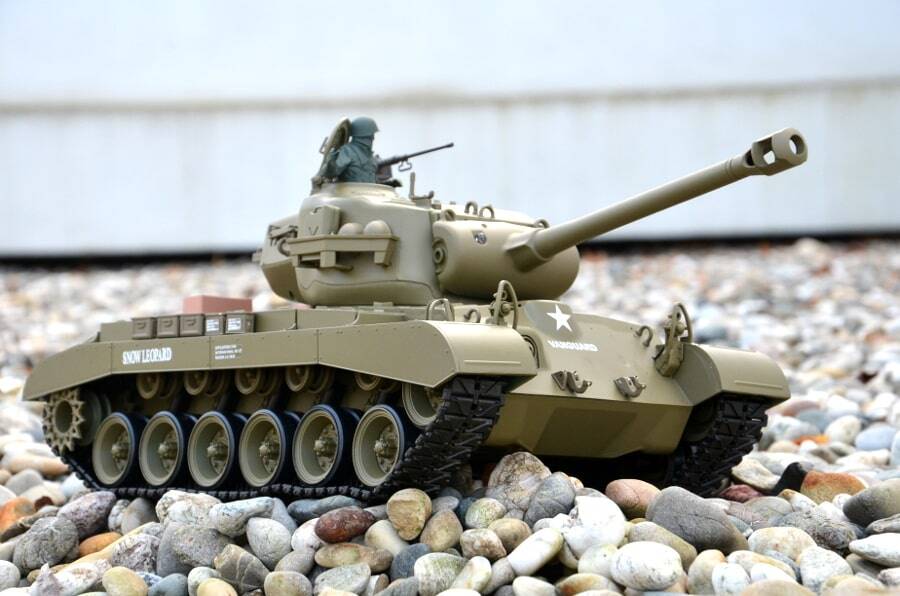 Ferngesteuerter Panzer "Snow Leopard" Heng Long 1:16 mit Schussfunktion - Rauch - Sound - 2,4Ghz 8 panzer ferngesteuert mit schuss heng long snow leopard -15