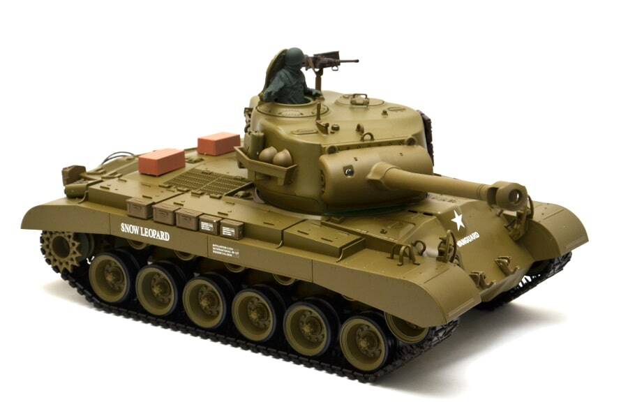 Ferngesteuerter Panzer "Snow Leopard" Heng Long 1:16 mit Schussfunktion - Rauch - Sound - 2,4Ghz 4 panzer ferngesteuert mit schuss heng long snow leopard -2