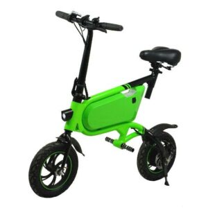 Elektro Scooter, E-Scooter, mit sitz, 36V, 20km/h mit LG Akkus, Bremsen, Tacho klappbar Grün 350W Brushless Motor - 6.0A Akku - 12Zoll Reifen -B06-1