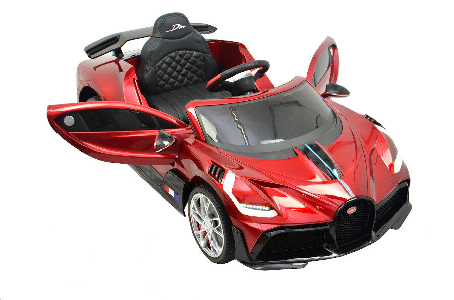 Elektro Kinderfahrzeug "Bugatti Divo" - lizenziert - 12V - 2,4Ghz Ferngesteuert, MP3, Ledersitz+EVA+Lackiert 1 Elektro Kinderfahrzeug "Bugatti Divo" - lizenziert - 12V - 2,4Ghz Ferngesteuert, MP3, Ledersitz+EVA+Lackiert