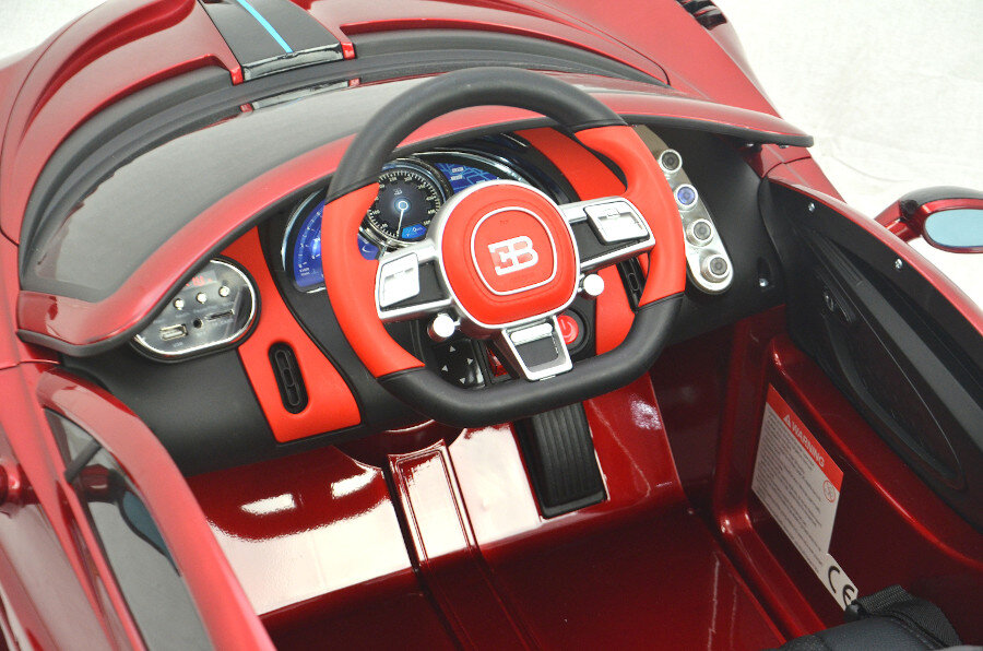 Elektro Kinderfahrzeug "Bugatti Divo" - lizenziert - 12V - 2,4Ghz Ferngesteuert, MP3, Ledersitz+EVA+Lackiert 10 Elektro Kinderfahrzeug "Bugatti Divo" - lizenziert - 12V - 2,4Ghz Ferngesteuert, MP3, Ledersitz+EVA+Lackiert – Bild 10