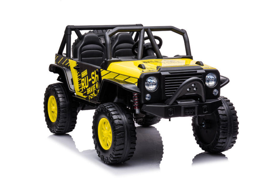 Kinderfahrzeug - Elektro Auto Offroad mit 12V10A Akku und 2x45W Motoren "2-Sitzer Mod. 188" 2,4Ghz+Ledersitz+EVA 11 Kinderfahrzeug - Elektro Auto Offroad mit 12V10A Akku und 2x45W Motoren "2-Sitzer Mod. 188" 2,4Ghz+Ledersitz+EVA – Bild 11