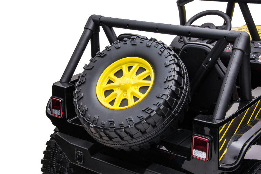 Kinderfahrzeug - Elektro Auto Offroad mit 12V10A Akku und 2x45W Motoren "2-Sitzer Mod. 188" 2,4Ghz+Ledersitz+EVA 7 Kinderfahrzeug - Elektro Auto Offroad mit 12V10A Akku und 2x45W Motoren "2-Sitzer Mod. 188" 2,4Ghz+Ledersitz+EVA – Bild 7