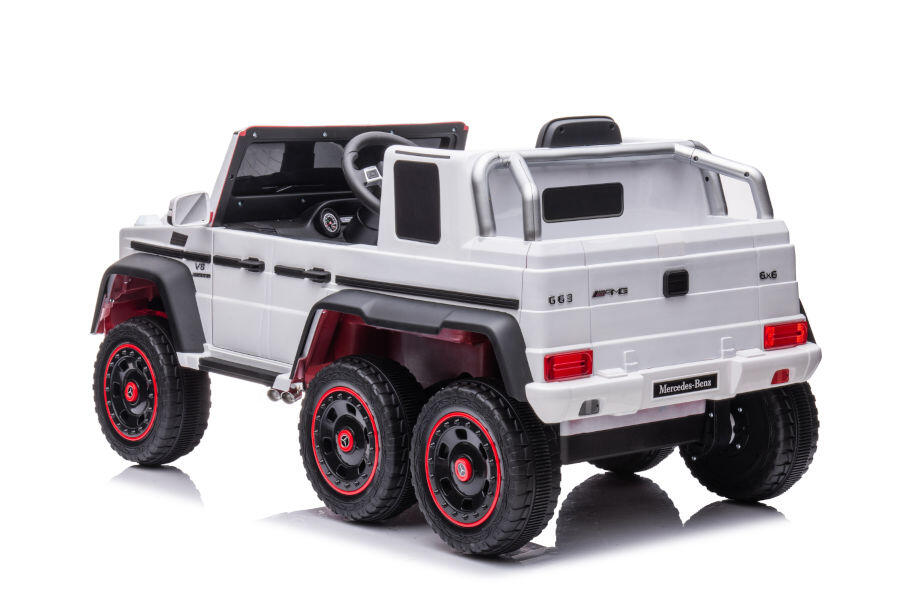 Kinderfahrzeug - Elektro Auto "Mercedes G63 AMG 6x6" - lizenziert - 12V7AH Akku + 2,4Ghz+Ledersitz+EVA 2 Kinderfahrzeug - Elektro Auto "Mercedes G63 AMG 6x6" - lizenziert - 12V7AH Akku + 2,4Ghz+Ledersitz+EVA – Bild 2