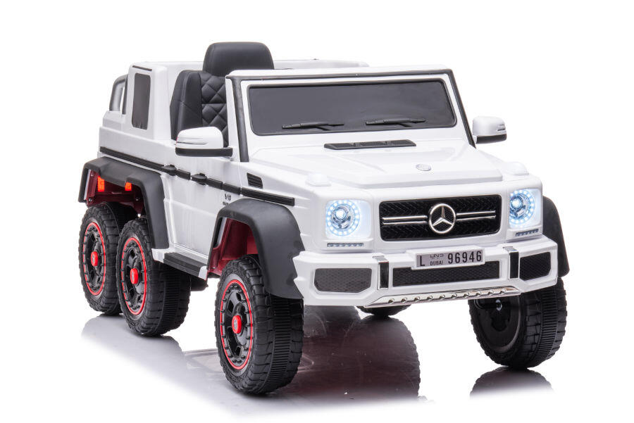 Kinderfahrzeug - Elektro Auto "Mercedes G63 AMG 6x6" - lizenziert - 12V7AH Akku + 2,4Ghz+Ledersitz+EVA 9 Kinderfahrzeug - Elektro Auto "Mercedes G63 AMG 6x6" - lizenziert - 12V7AH Akku + 2,4Ghz+Ledersitz+EVA – Bild 9