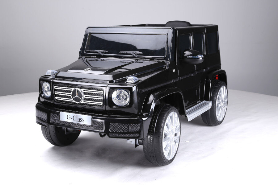 Kinderfahrzeug - Elektro Kinderauto "Mercedes G500" - lizenziert - 12V7A Akku,2 Motoren+ 2,4Ghz+Ledersitz+EVA-Schwarz 6 Kinderfahrzeug - Elektro Kinderauto "Mercedes G500" - lizenziert - 12V7A Akku,2 Motoren+ 2,4Ghz+Ledersitz+EVA-Schwarz – Bild 6