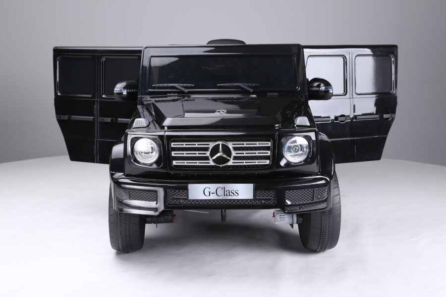 Kinderfahrzeug - Elektro Kinderauto "Mercedes G500" - lizenziert - 12V7A Akku,2 Motoren+ 2,4Ghz+Ledersitz+EVA-Schwarz 5 Kinderfahrzeug - Elektro Kinderauto "Mercedes G500" - lizenziert - 12V7A Akku,2 Motoren+ 2,4Ghz+Ledersitz+EVA-Schwarz – Bild 5