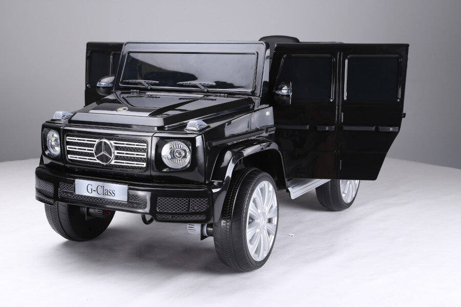 Kinderfahrzeug - Elektro Kinderauto "Mercedes G500" - lizenziert - 12V7A Akku,2 Motoren+ 2,4Ghz+Ledersitz+EVA-Schwarz 4 Kinderfahrzeug - Elektro Kinderauto "Mercedes G500" - lizenziert - 12V7A Akku,2 Motoren+ 2,4Ghz+Ledersitz+EVA-Schwarz – Bild 4