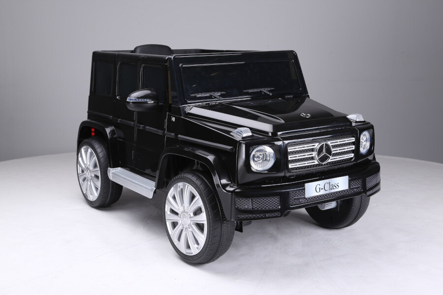 Kinderfahrzeug - Elektro Kinderauto "Mercedes G500" - lizenziert - 12V7A Akku,2 Motoren+ 2,4Ghz+Ledersitz+EVA-Schwarz 1 Kinderfahrzeug - Elektro Kinderauto "Mercedes G500" - lizenziert - 12V7A Akku,2 Motoren+ 2,4Ghz+Ledersitz+EVA-Schwarz
