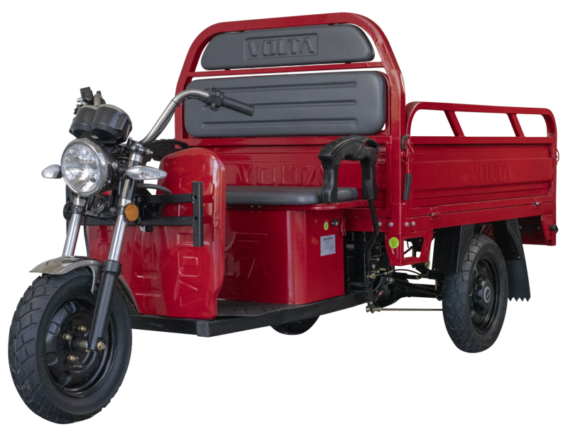 VOLTA VT5 Elektro Lastendreirad L2e-U 3900W 72V 60AH 45KM/H - Dunkelrot 1 VOLTA VT5 Elektro Lastendreirad