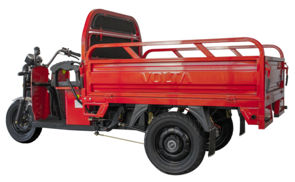 VOLTA VT5 Elektro Lastendreirad L2e-U 3900W 72V 60AH 45KM/H - Dunkelrot – Bild 4