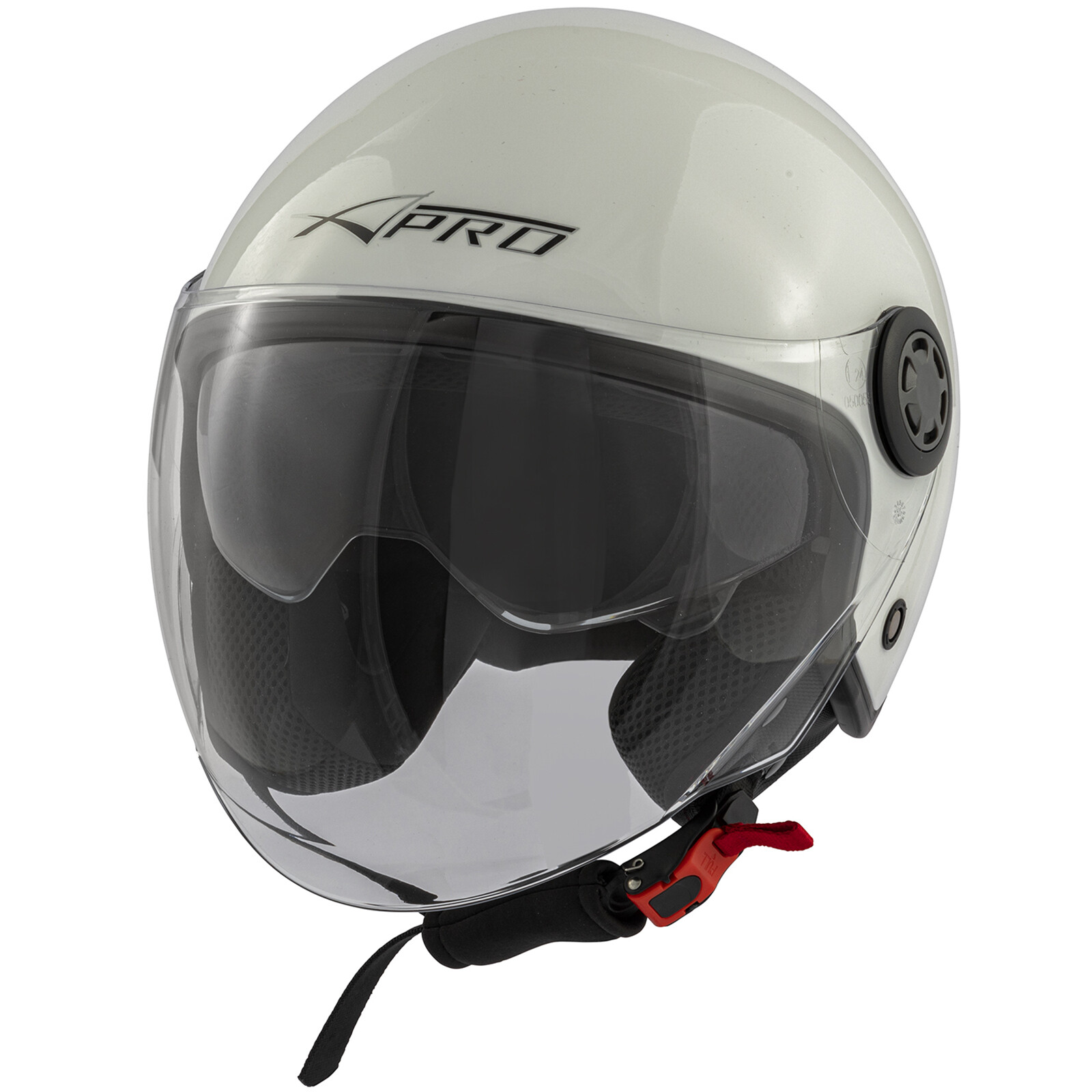 ZETA Jethelm mit Visier und Sonnenblende Weiss Gr: S - XL 1 ZETA Jethelm mit Visier und Sonnenblende Weiss Gr: S - XL