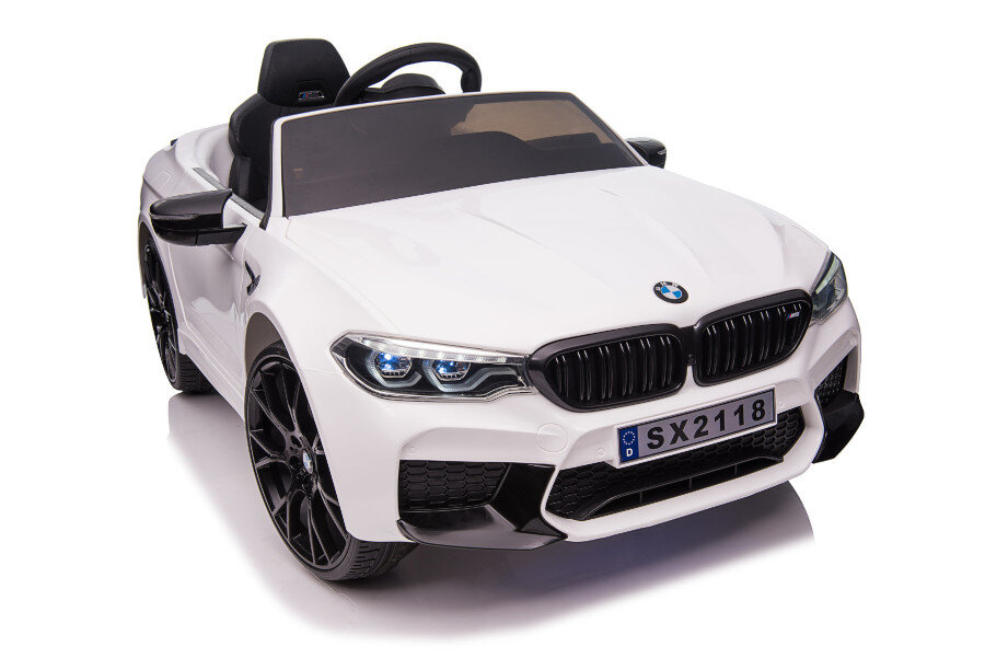 Elektro Kinderfahrzeug "BMW M5" - lizenziert - 12V7A Akku, 2 Motoren- 2,4Ghz Fernsteuerung, MP3, Ledersitz+EVA 1 Elektro Kinderfahrzeug "BMW M5" - lizenziert - 12V7A Akku, 2 Motoren- 2,4Ghz Fernsteuerung, MP3, Ledersitz+EVA