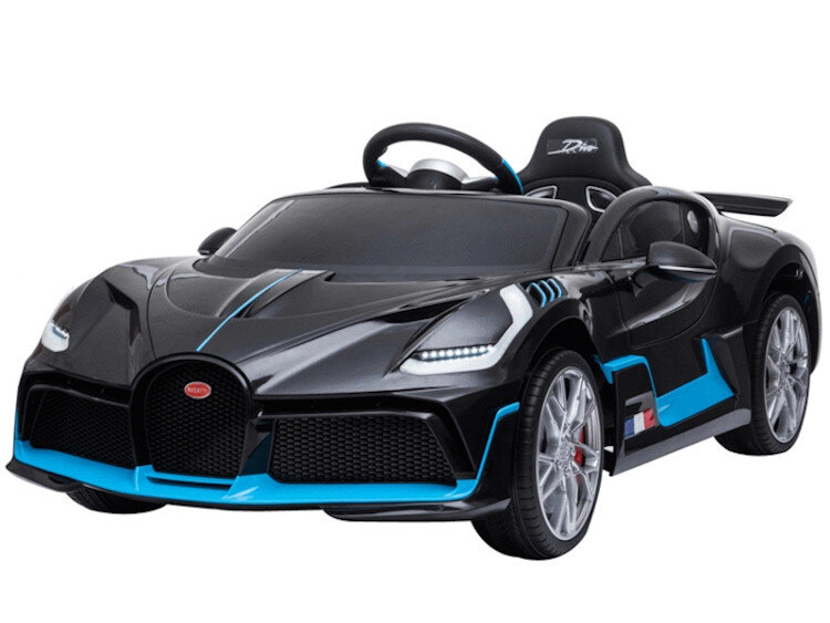 Kinderfahrzeug - Elektro Auto "Bugatti Divo" - lizenziert - 12V7AH, 2 Motoren- 2,4Ghz Fernsteuerung, MP3, Ledersitz+EVA+Lackiert-Schwarz 1 Kinderfahrzeug - Elektro Auto "Bugatti Divo" - lizenziert - 12V7AH, 2 Motoren- 2,4Ghz Fernsteuerung, MP3, Ledersitz+EVA+Lackiert-Schwarz
