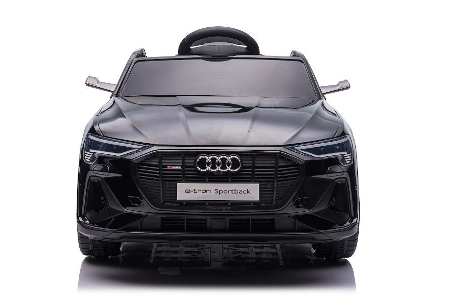 Kinderfahrzeug - Elektro Auto "Audi E-Tron" - lizenziert - 12V7AH Akku und 4 Motoren- 2,4Ghz + MP3 + Leder + EVA-Schwarz 1 Kinderfahrzeug - Elektro Auto "Audi E-Tron" - lizenziert - 12V7AH Akku und 4 Motoren- 2,4Ghz + MP3 + Leder + EVA-Schwarz