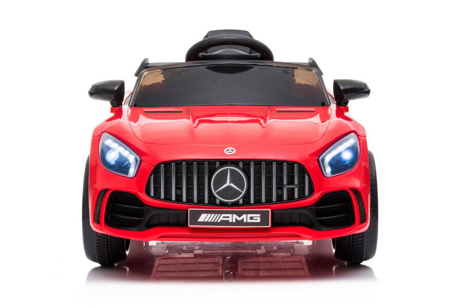 Kinderfahrzeug - Elektro Auto "Mercedes GT R" Mod. 011- lizenziert - 12V4,5AH, 2 Motoren, 2,4Ghz, MP3, Ledersitz+EVA-Rot 1 Kinderfahrzeug - Elektro Auto "Mercedes GT R" Mod. 011- lizenziert - 12V4,5AH, 2 Motoren, 2,4Ghz, MP3, Ledersitz+EVA-Rot