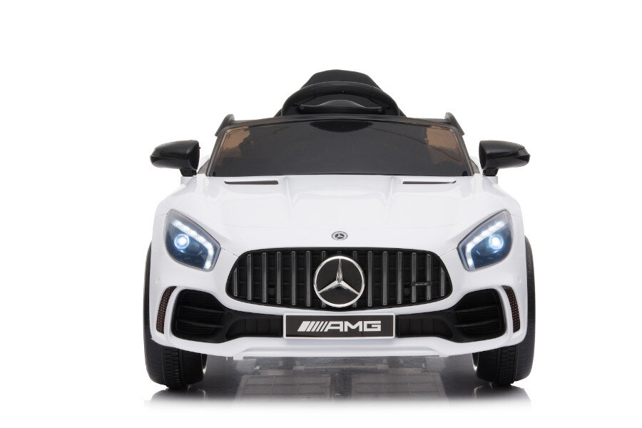 Kinderfahrzeug - Elektro Auto "Mercedes GT R" Mod. 011- lizenziert - 12V4,5AH, 2 Motoren, 2,4Ghz, MP3, Ledersitz+EVA-Weiss 1 Kinderfahrzeug - Elektro Auto "Mercedes GT R" Mod. 011- lizenziert - 12V4,5AH, 2 Motoren, 2,4Ghz, MP3, Ledersitz+EVA-Weiss