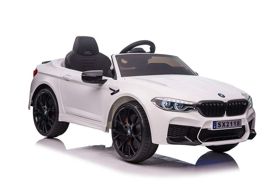 Elektro Kinderfahrzeug "BMW M5" - lizenziert - 12V7A Akku, 2 Motoren- 2,4Ghz Fernsteuerung, MP3, Ledersitz+EVA 6 Elektro Kinderfahrzeug "BMW M5" - lizenziert - 12V7A Akku, 2 Motoren- 2,4Ghz Fernsteuerung, MP3, Ledersitz+EVA – Bild 6