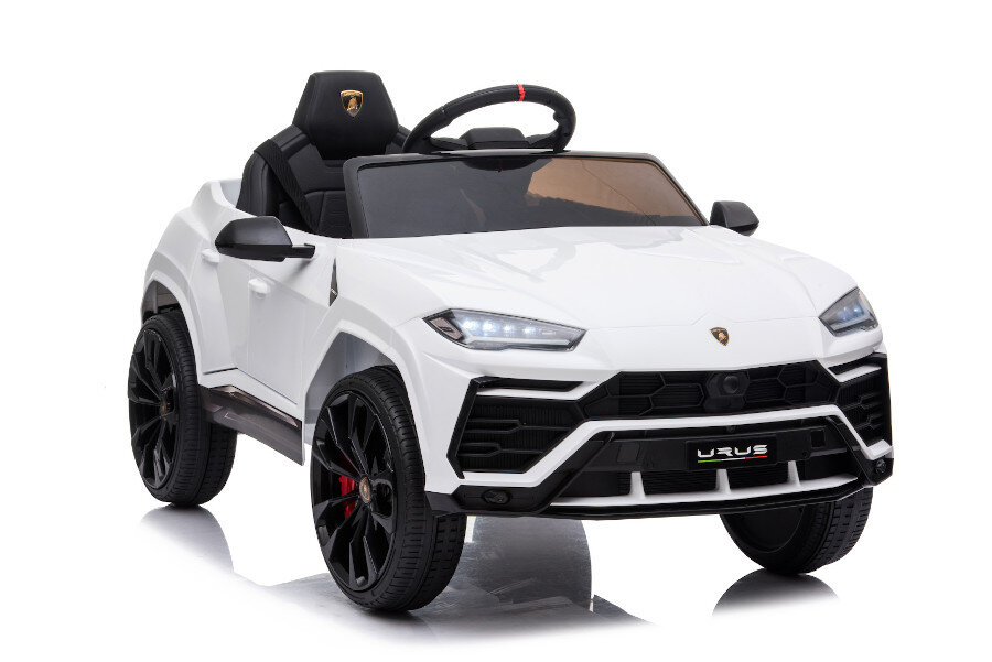 Elektro Kinderauto "Lamborghini Urus" - lizenziert - 12V Akku, 2 Motoren- 2,4Ghz Fernsteuerung, MP3, Ledersitz+EVA-Weiss 1 Elektro Kinderauto "Lamborghini Urus" - lizenziert - 12V Akku, 2 Motoren- 2,4Ghz Fernsteuerung, MP3, Ledersitz+EVA-Weiss