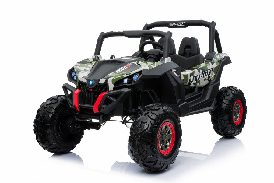 Kinderfahrzeug - Elektro Auto "Buggy 04" - 2x 12V7AH Akku,4 Motoren- 2,4Ghz, Allrad+MP3+Ledersitz+EVA-Camouflage(lackiert) 1 Kinderfahrzeug - Elektro Auto "Buggy 04" - 2x 12V7AH Akku,4 Motoren- 2,4Ghz, Allrad+MP3+Ledersitz+EVA-Camouflage(lackiert)
