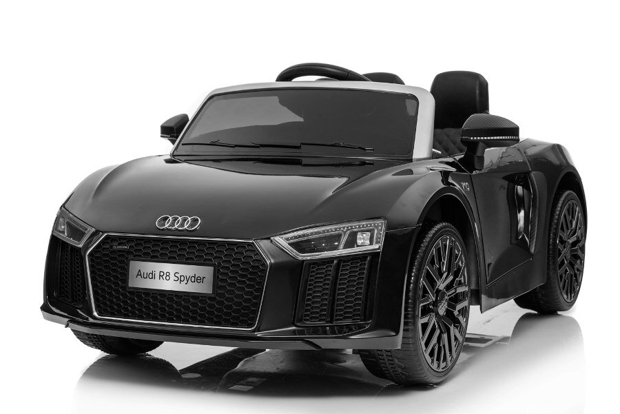 Kinderfahrzeug - Elektro Auto "Audi R8" - lizenziert - 12V7AH Akku und 2 Motoren- 2,4Ghz + MP3 + Leder +EVA-Schwarz 1 Kinderfahrzeug - Elektro Auto "Audi R8" - lizenziert - 12V7AH Akku und 2 Motoren- 2,4Ghz + MP3 + Leder +EVA-Schwarz
