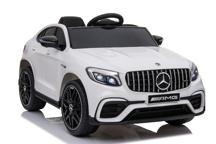 Kinderfahrzeug - Elektro Auto "Mercedes GLC63S - M" - lizenziert - 12V7AH Akku,4 Motoren+ 2,4Ghz+Ledersitz+EVA-Weiss 1 Kinderfahrzeug - Elektro Auto "Mercedes GLC63S - M" - lizenziert - 12V7AH Akku,4 Motoren+ 2,4Ghz+Ledersitz+EVA-Weiss