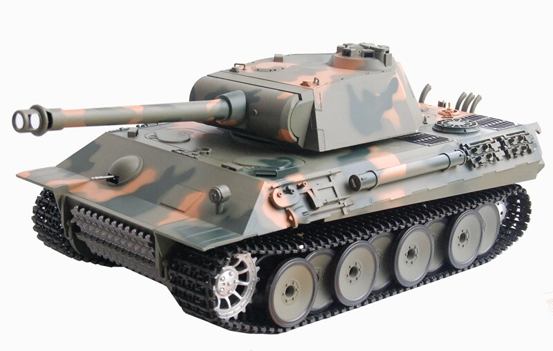 RC Panzer "German Panther" 1:16 Heng Long -Rauch&Sound -2,4Ghz 1 RC Panzer "German Panther" 1:16 Heng Long -Rauch&Sound -2,4Ghz