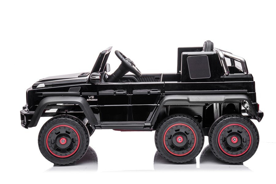 Elektro Kinderfahrzeug - "Mercedes G63 AMG 6x6" - mit Lizenz - 12V7AH Akku + 2,4Ghz+Ledersitz+EVA-Schwarz 5 Elektro Kinderfahrzeug - "Mercedes G63 AMG 6x6" - mit Lizenz - 12V7AH Akku + 2,4Ghz+Ledersitz+EVA-Schwarz – Bild 5