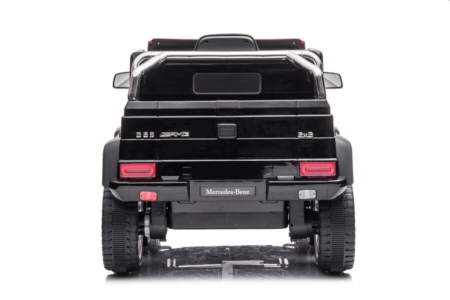 Elektro Kinderfahrzeug - "Mercedes G63 AMG 6x6" - mit Lizenz - 12V7AH Akku + 2,4Ghz+Ledersitz+EVA-Schwarz 2 Elektro Kinderfahrzeug - "Mercedes G63 AMG 6x6" - mit Lizenz - 12V7AH Akku + 2,4Ghz+Ledersitz+EVA-Schwarz – Bild 2