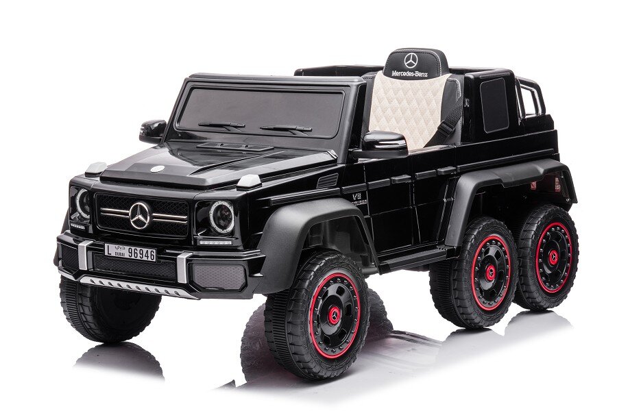 Elektro Kinderfahrzeug - "Mercedes G63 AMG 6x6" - mit Lizenz - 12V7AH Akku + 2,4Ghz+Ledersitz+EVA-Schwarz 1 Elektro Kinderfahrzeug - "Mercedes G63 AMG 6x6" - mit Lizenz - 12V7AH Akku + 2,4Ghz+Ledersitz+EVA-Schwarz