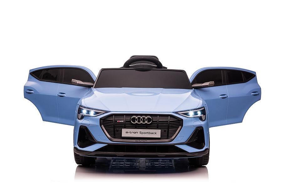 Kinderfahrzeug - Elektro Auto "Audi E-Tron" - lizenziert - 12V7AH Akku und 4 Motoren- 2,4Ghz + MP3 + Leder + EVA-Blau 2 Kinderfahrzeug - Elektro Auto "Audi E-Tron" - lizenziert - 12V7AH Akku und 4 Motoren- 2,4Ghz + MP3 + Leder + EVA-Blau – Bild 2