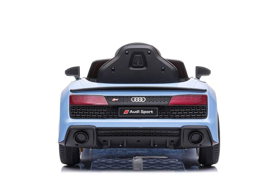 Kinderfahrzeug - Elektro Auto "Audi R8 Spyder" - lizenziert - 12V7AH Akku und 2 Motoren- 2,4Ghz + MP3 + Leder + EVA-Blau 2 Kinderfahrzeug - Elektro Auto "Audi R8 Spyder" - lizenziert - 12V7AH Akku und 2 Motoren- 2,4Ghz + MP3 + Leder + EVA-Blau – Bild 2