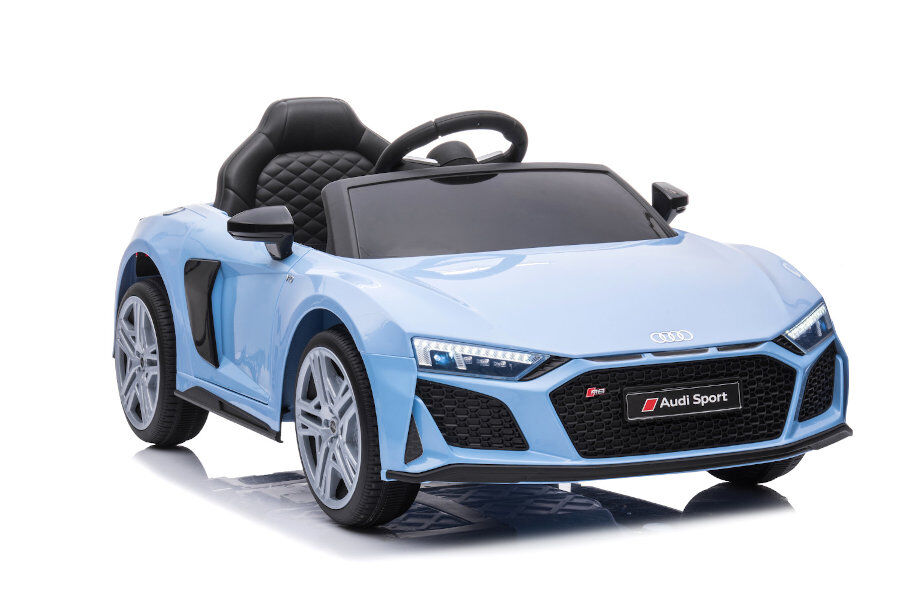 Kinderfahrzeug - Elektro Auto "Audi R8 Spyder" - lizenziert - 12V7AH Akku und 2 Motoren- 2,4Ghz + MP3 + Leder + EVA-Blau 1 Kinderfahrzeug - Elektro Auto "Audi R8 Spyder" - lizenziert - 12V7AH Akku und 2 Motoren- 2,4Ghz + MP3 + Leder + EVA-Blau