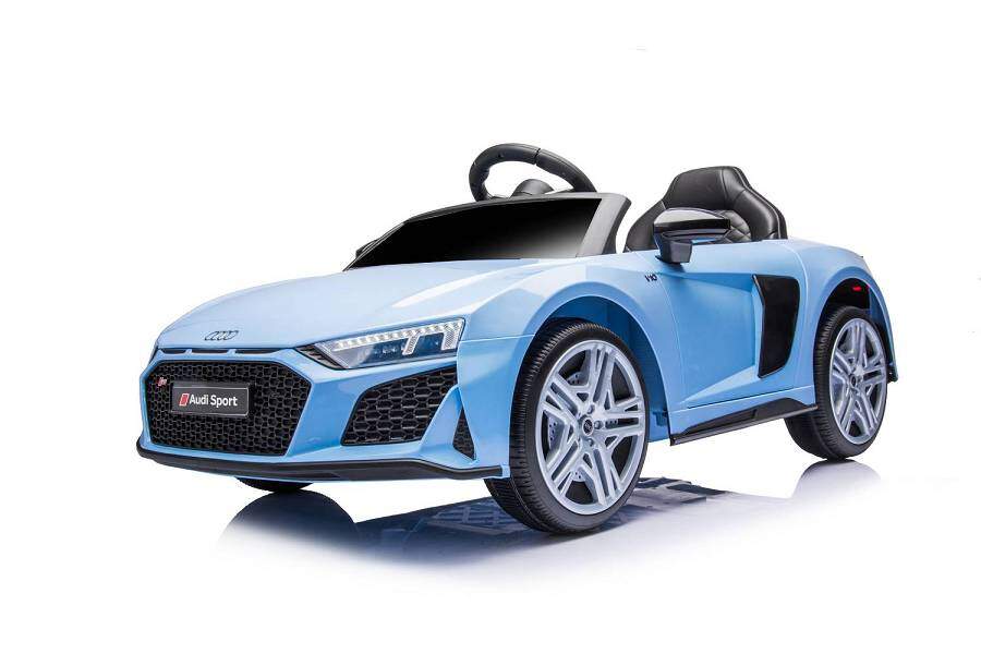 Kinderfahrzeug - Elektro Auto "Audi R8 Spyder" - lizenziert - 12V7AH Akku und 2 Motoren- 2,4Ghz + MP3 + Leder + EVA-Blau 6 Kinderfahrzeug - Elektro Auto "Audi R8 Spyder" - lizenziert - 12V7AH Akku und 2 Motoren- 2,4Ghz + MP3 + Leder + EVA-Blau – Bild 6