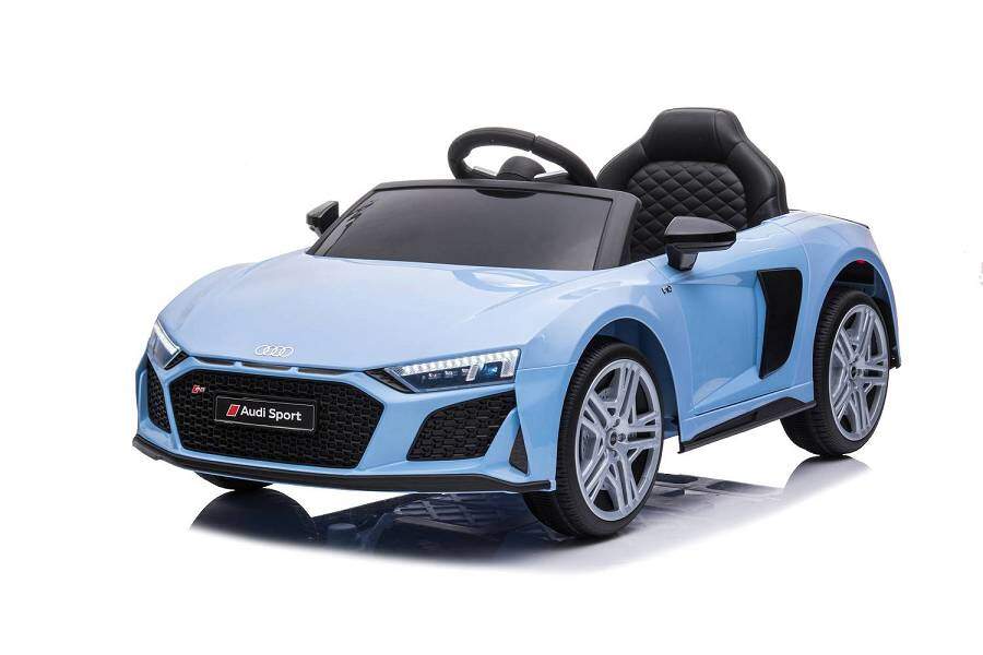 Kinderfahrzeug - Elektro Auto "Audi R8 Spyder" - lizenziert - 12V7AH Akku und 2 Motoren- 2,4Ghz + MP3 + Leder + EVA-Blau 11 Kinderfahrzeug - Elektro Auto "Audi R8 Spyder" - lizenziert - 12V7AH Akku und 2 Motoren- 2,4Ghz + MP3 + Leder + EVA-Blau – Bild 11
