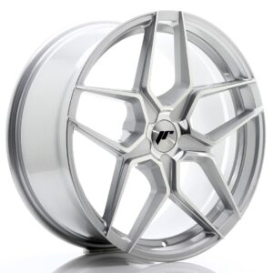 JR WHEELS JR34 19x8,5 ET40 5x114,3 Silver Machined