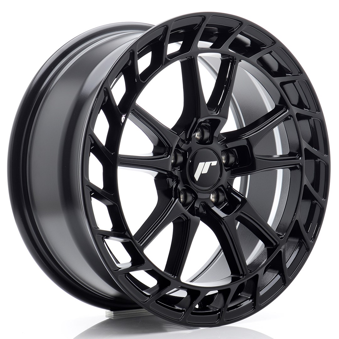 JR WHEELS JR45 18x8 ET45 5x112 Gloss Black 1 JR WHEELS JR45 18x8 ET45 5x112 Gloss Black