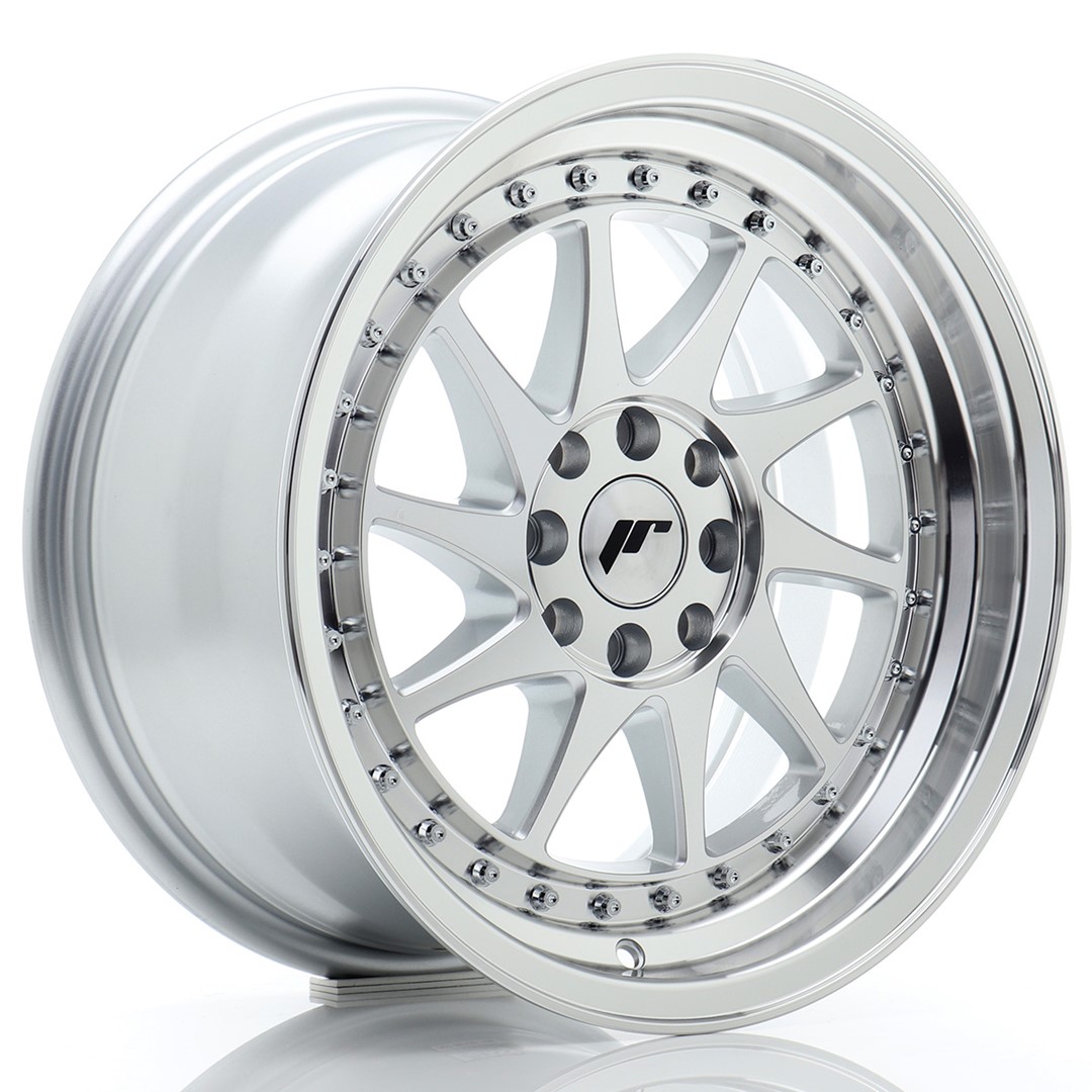 JR WHEELS JR26 16x8 ET25 4x100/108 Silver Machined Face 1 JR WHEELS JR26 16x8 ET25 4x100/108 Silver Machined Face