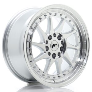 JR WHEELS JR26 17x8 ET35 4x100/114 Silver Machined Face