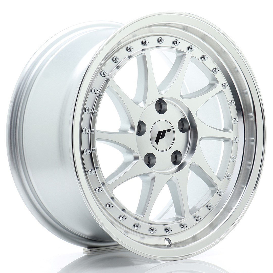 JR WHEELS JR26 17x8 ET35 5x112 Silver Machined Face 1 JR WHEELS JR26 17x8 ET35 5x112 Silver Machined Face