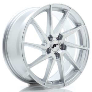 JR WHEELS JR36 18x8 ET45 5x112 Silver Machined Face