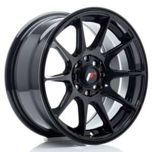 JR WHEELS JR11 15x7 ET30 4x100/114 Gloss Black