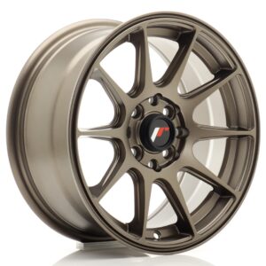 JR WHEELS JR11 15x7 ET30 4x100/108 Matt Bronze