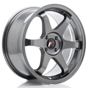 JR WHEELS JR3 17x8 ET35 4x100 Gun Metal